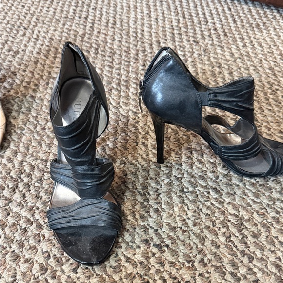 Guess Black Strappy Heels - Picture 2 of 3